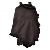 Poncho cape Butterfly, marron