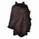 Poncho cape Butterfly, marron