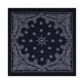 Bandana paisley bleu foncé