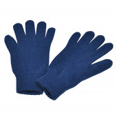 Gants en laine, Bleu