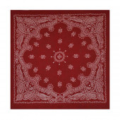 Bandana paisley rouge