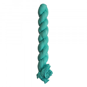 Chèche coton bleu turquoise