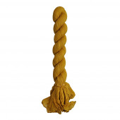 Chèche coton jaune moutarde