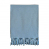 Echarpe bleu ciel Lambswool