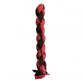 Chèche bicolore fushia / chocolat