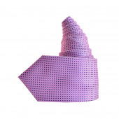 Cravate Cube violette