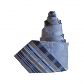 Cravate en soie bleue Mixx