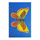 Paréo batik papillon jaune