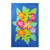 Paréo batik bleu