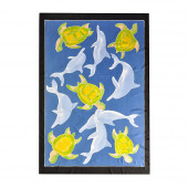 Paréo batik danse des dauphins