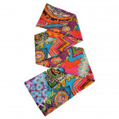 Paréo patchwork multicolore