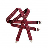 Bretelles fantaisies, rouges