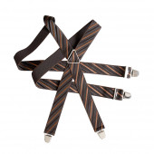 Bretelles fantaisies, marron