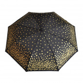 Parapluie noir, pièces dor
