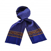 Foulard Carven bleu royal