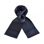 Foulard Carven gris bleu