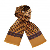 Foulard Carven bouton dor