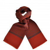 Foulard Carven rouge brique