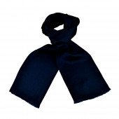 Foulard Carven uni bleu foncé