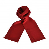 Foulard Carven uni rouge