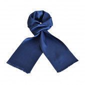 Foulard Carven uni bleu