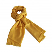 Echarpe viscose jaune