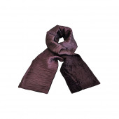 Echarpe ANITA taffetas prune