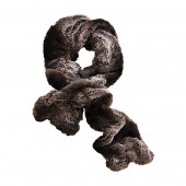 Boa fourrure élastiqué, marron irisé