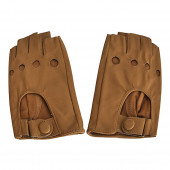 Mitaines cuir camel