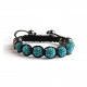 Shamballa 7 Perles - Bleu