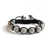 Shamballa 7 Perles - Crystal