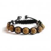 Shamballa 7 Perles - Ambre