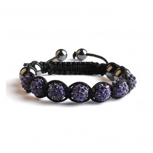 Shamballa 7 Perles - Tanzanite