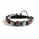 Shamballa 7 Perles - UK / Blanc