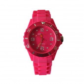 Montre Silicone, fushia