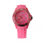 Montre Silicone, rose