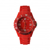 Montre Silicone, rouge