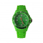 Montre Silicone, verte