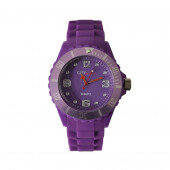 Montre Silicone, violette