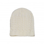 Bonnet torsade, blanc