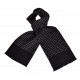 Foulard Carven Noir à Pois