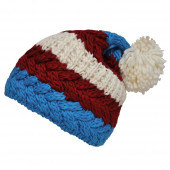 Bonnet tricolore bordeaux