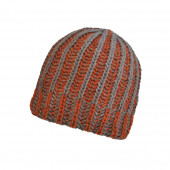 Bonnet torsade Gris/Orange