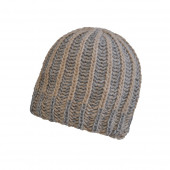 Bonnet torsade Beige/Gris