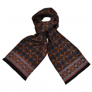 Foulard Carven Dandy Noir Cachemire