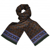 Foulard Carven Dandy Vert Cachemire