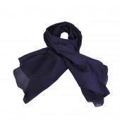 Foulard carré en soie, Bleu