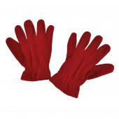 Gants en polaire, Rouge