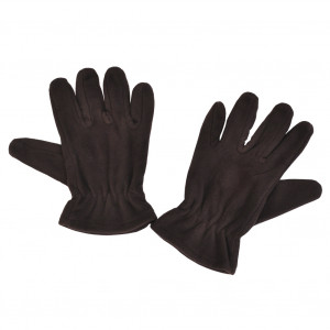 Gants en polaire, Marron