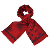 Foulard Carven Giorgo Rouge